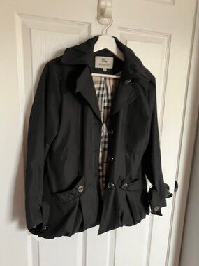 BURBERRY London Signature Nova Check Lined Jacket — UK L